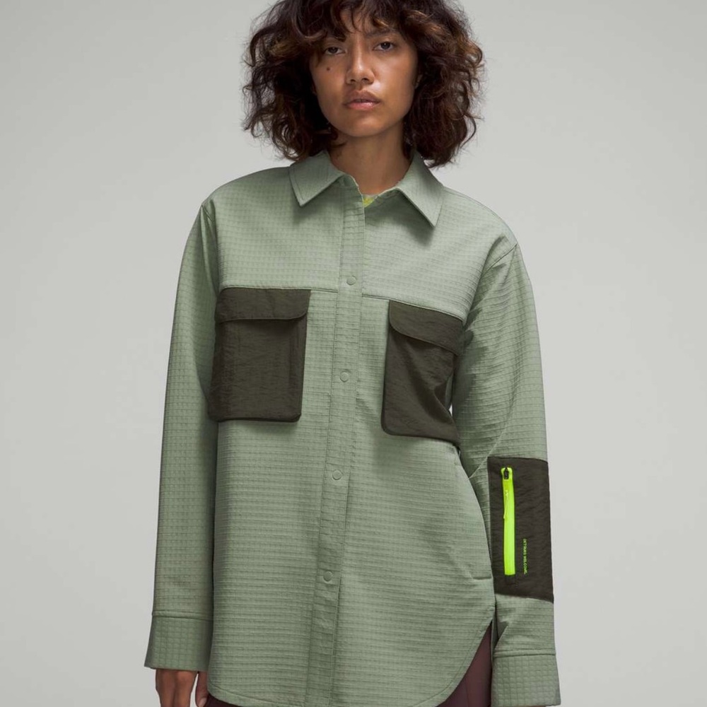 Lululemon Grid Fleece Hiking Overshirt